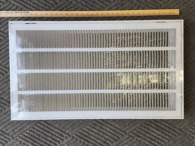 DURO DYNE 16" x 30" Return Air Filter Grill White, Part #61226