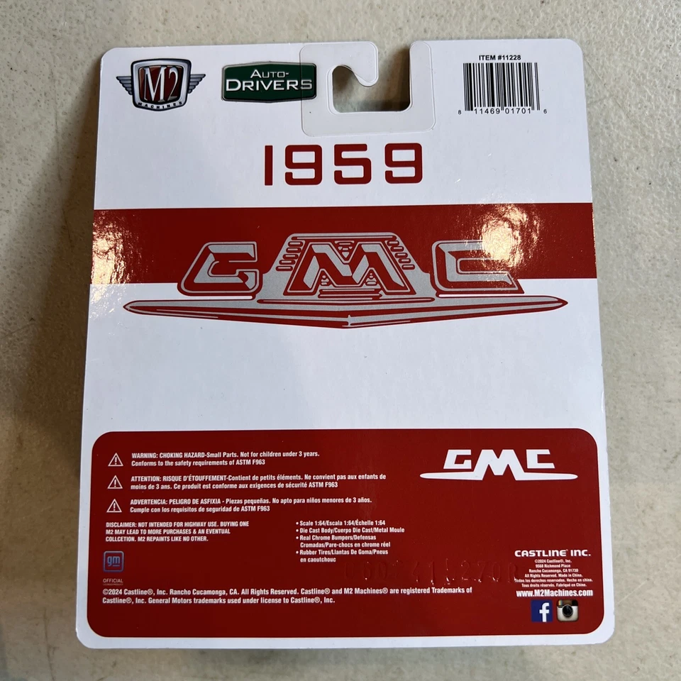 M2 Machines 1959 GMC Fleetside Pickup Truck LOT OF 8 PIECES Assorted - Image 3 of 4