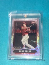 Mike Trout 2018 Panini The National – Season Highlight #/99 Jersey Numbered