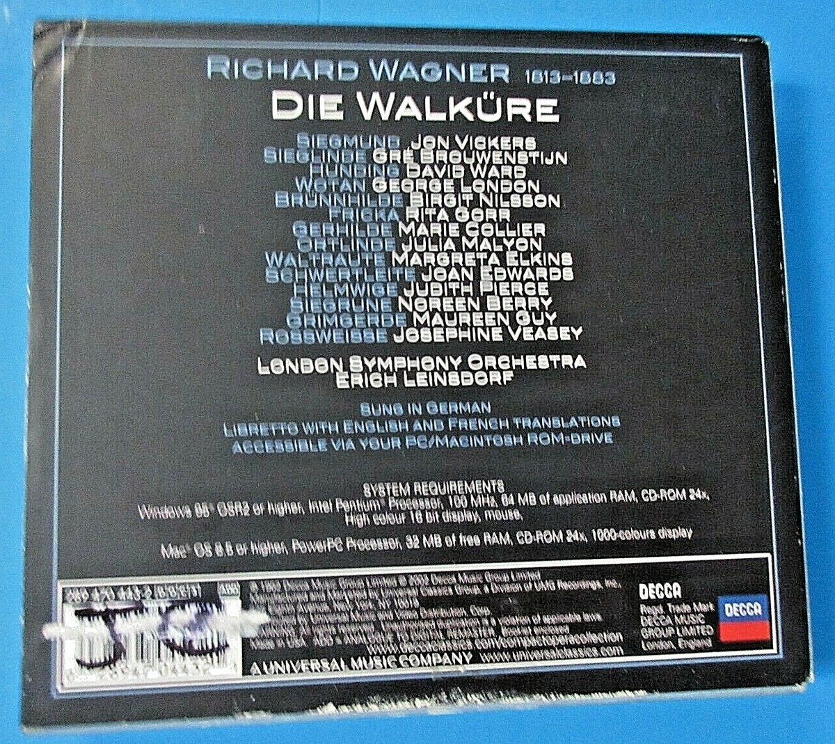 Wagner: Die Walkure［CD］ Richard Wagner, James Levine, Jessye Norman, James Morris