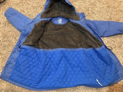 L.L. Bean Women's Winter Warmer Coat #271139 Teal Size XL Hooded