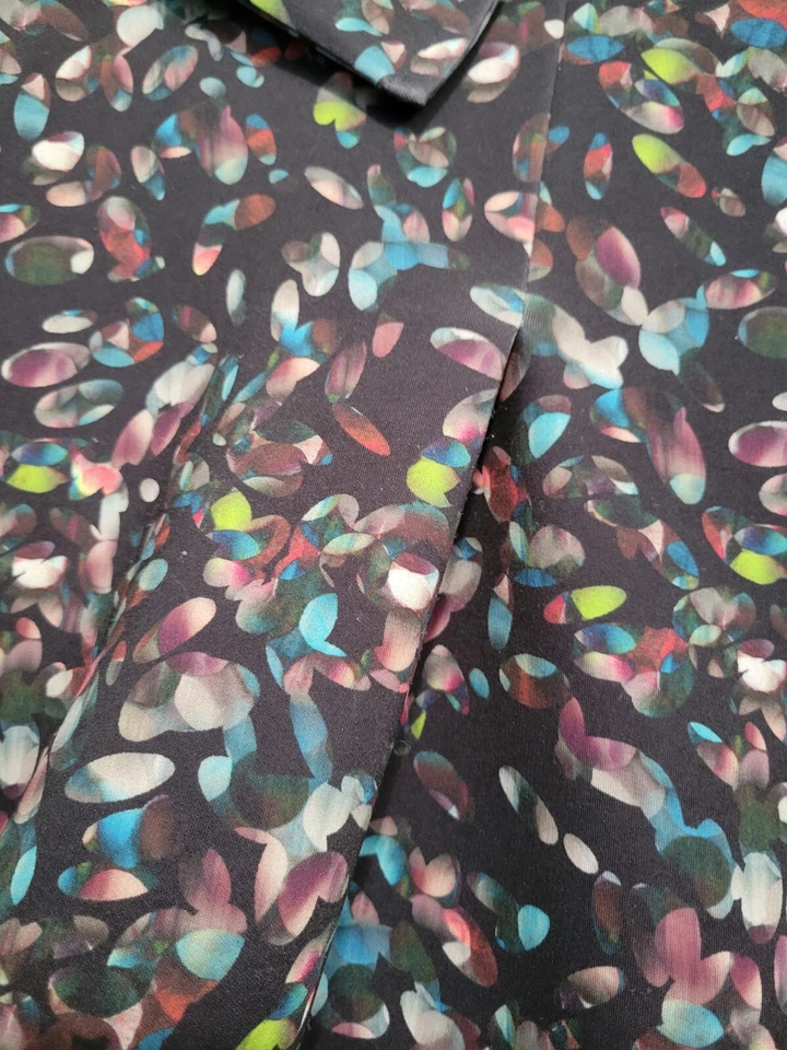 Vestido Emporio Armani Estampado Tela Buceo Talla 42 US M Multicolor Foto 4 de 4