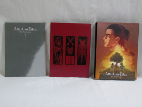Attack on Titan: Final Season Complete Limited Edition Vol. 3 Blu-Ray DVD JAPAN