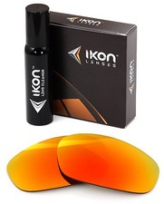 Polarized IKON Iridium Replacement Lenses For Oakley Split Jacket Fire Mirror