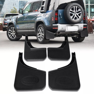 Matte Black Mud flaps Mudguards Fenders fit for LR Defender 130 2020-2025