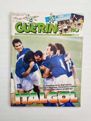 Guerin Sportivo 24-1990 + Film Der Weltkrieg Italien 90 Emirate Argentinien