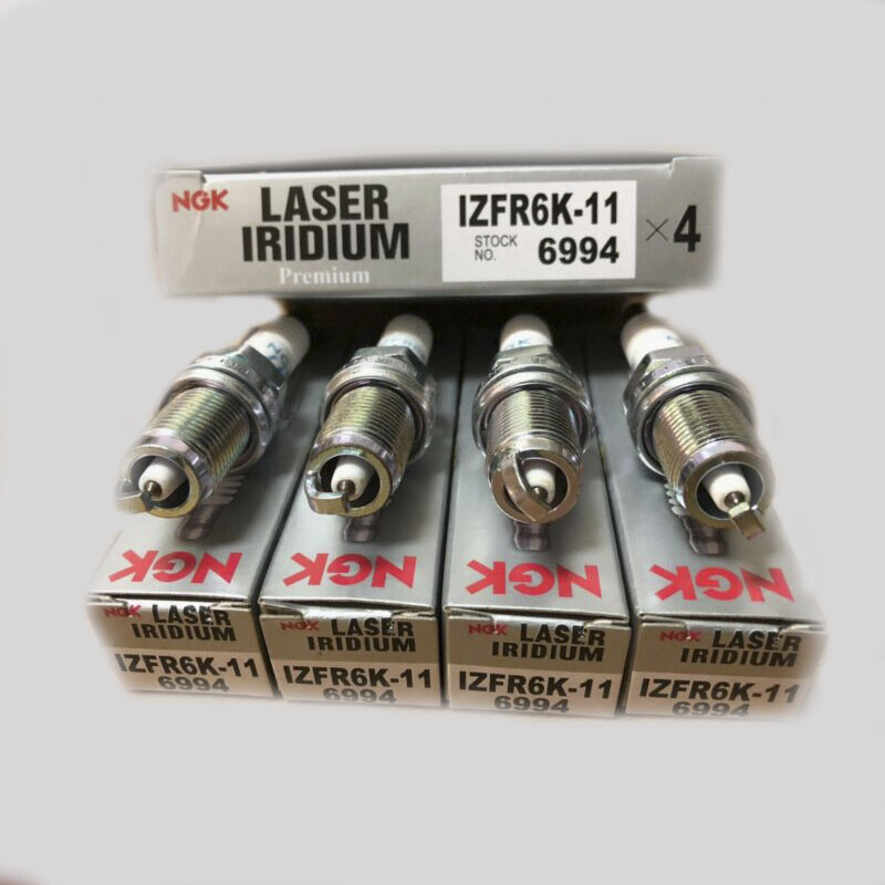 4X NGK 6994 Laser Iridium Spark Plug For Honda Accord Civic Acura CSX IZFR6K11