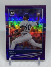 Luis Severino 2020 Panini Donruss Optic Purple Pandora Prizm SP 91/99 #104