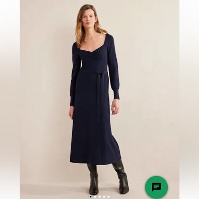 boden sweetheart linen midi dress Boden Women's Annet Linen Blend Midi Dress in Pink
