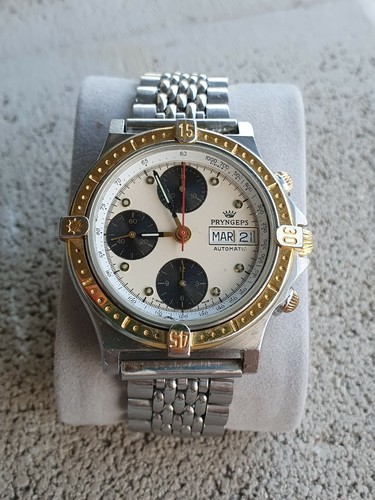 Orologio Pryngeps Automatico Day Date Valjoux 7750 Chronomat swiss | eBay
