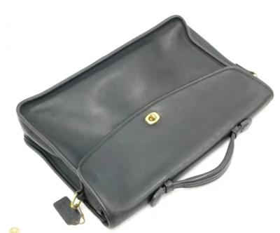 Coach D6C 5265 Vintage Lexington Black Briefcase/Laptop Bag W