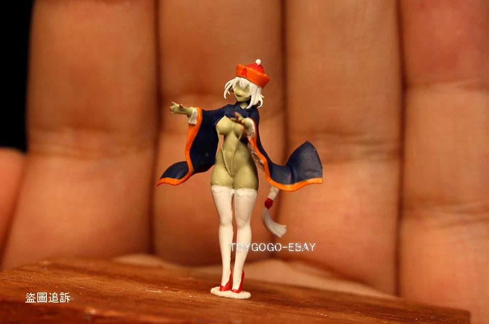 迷你 1/64 人物洗澡女孩可爱僵尸适合 1: 64 汽车街道立体模型 — 第 4/4 张图片