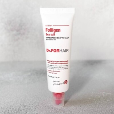 DR.FORHAIR Folligen Sea Salt Scaler 50g Anti Haarausfall Kopfhaut Tiefenreini...