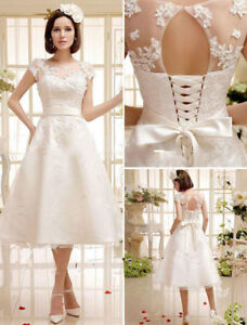 tea length boho wedding dress