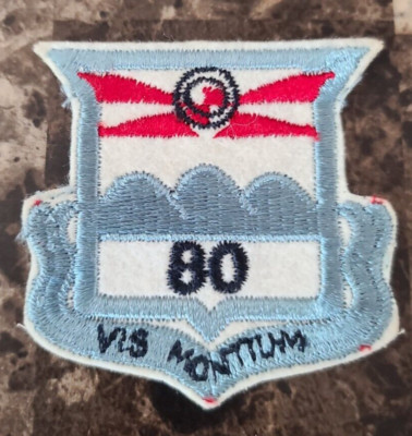 PRE-WW-2 Era US Army 80th Infantry Patch-Wool-Snow Back-Theater Made ...