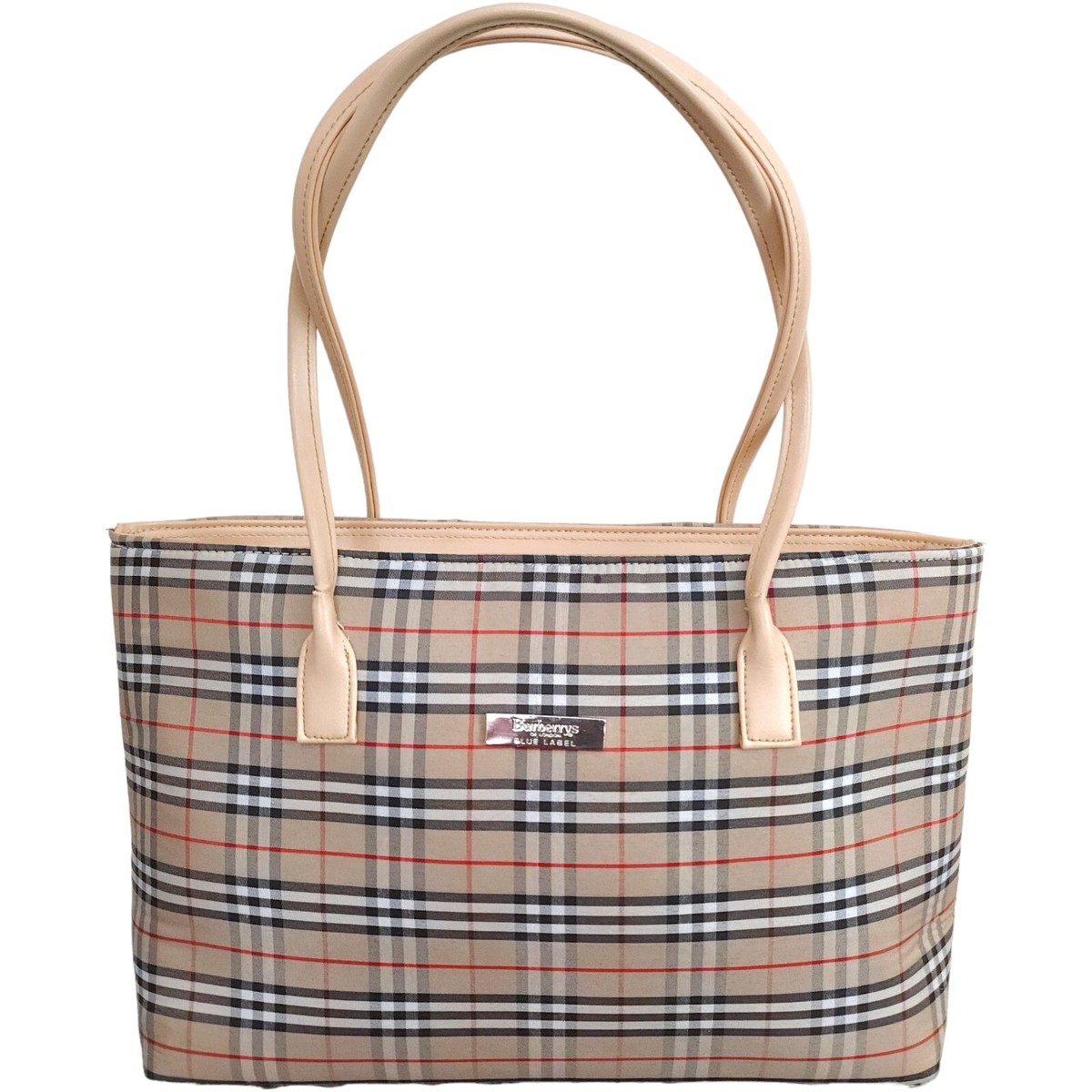 Burberry London Blue Label Women's Beige Nova Check Vintage