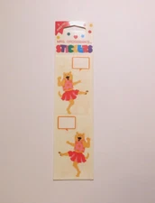 Mrs. Grossman's Lot of 3 Strips Brand New Package ~Cat Expressions~ Stickers HTF