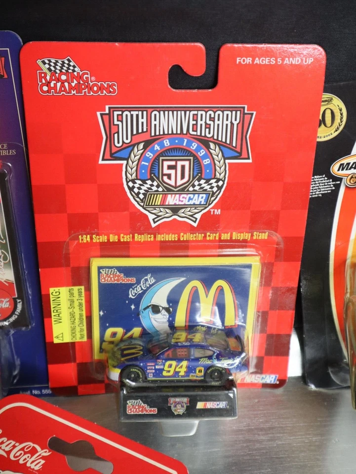 Dale Earnhardt Coca-Cola Coche Nascar Die Cast Lote x4 Sellado Años 90 De Colección Y2k Foto 4 de 4