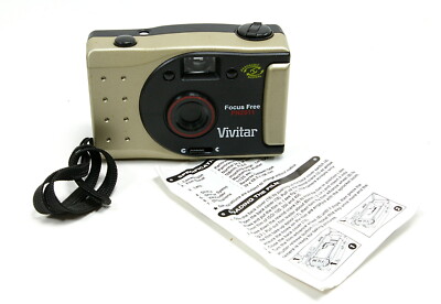 Vivitar PN2011 Focus Free 35mm Film Camera Normal & Panoramic View Point Shoot 