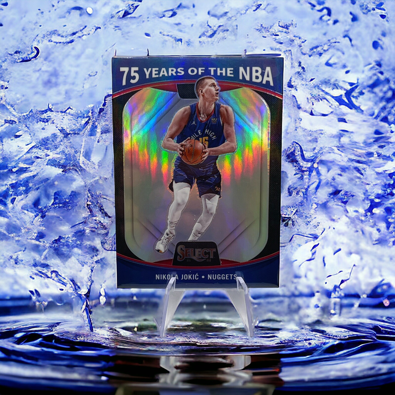 2021-22 Panini Select 75 Years Of The NBA Prizm Insert - Nikola Jokic #55