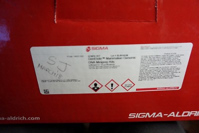genelute mammalian genomic dna miniprep kits g1n70 1kt new ebay
