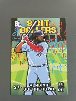 2023 Topps Big League Vladimir Guerrero Jr. Card #8B-17 8-Bit Ballers Blue Jays