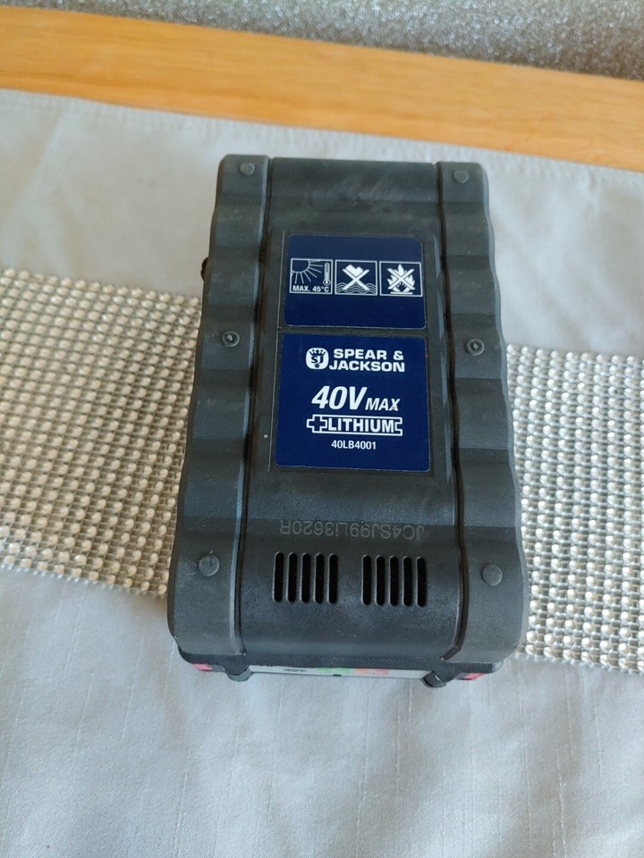Genuine Battery 40LB4001 For Spear & Jackson 42cm Cordless Lawnmower