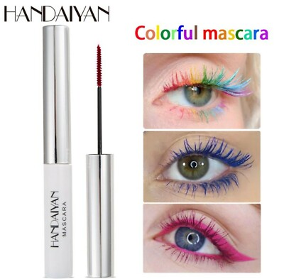 Matt Rainbow Multi-coloured Eye Length Eyelash Makeup Bright