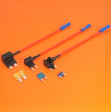 Image of Quality 12V Add A Circuit Piggy Back Fuse Holder Low Profile Mini Standard Fuses