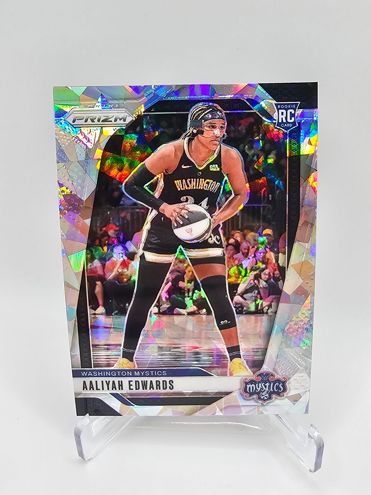 2024 Prizm WNBA Aaliyah Edwards Ice RC #70