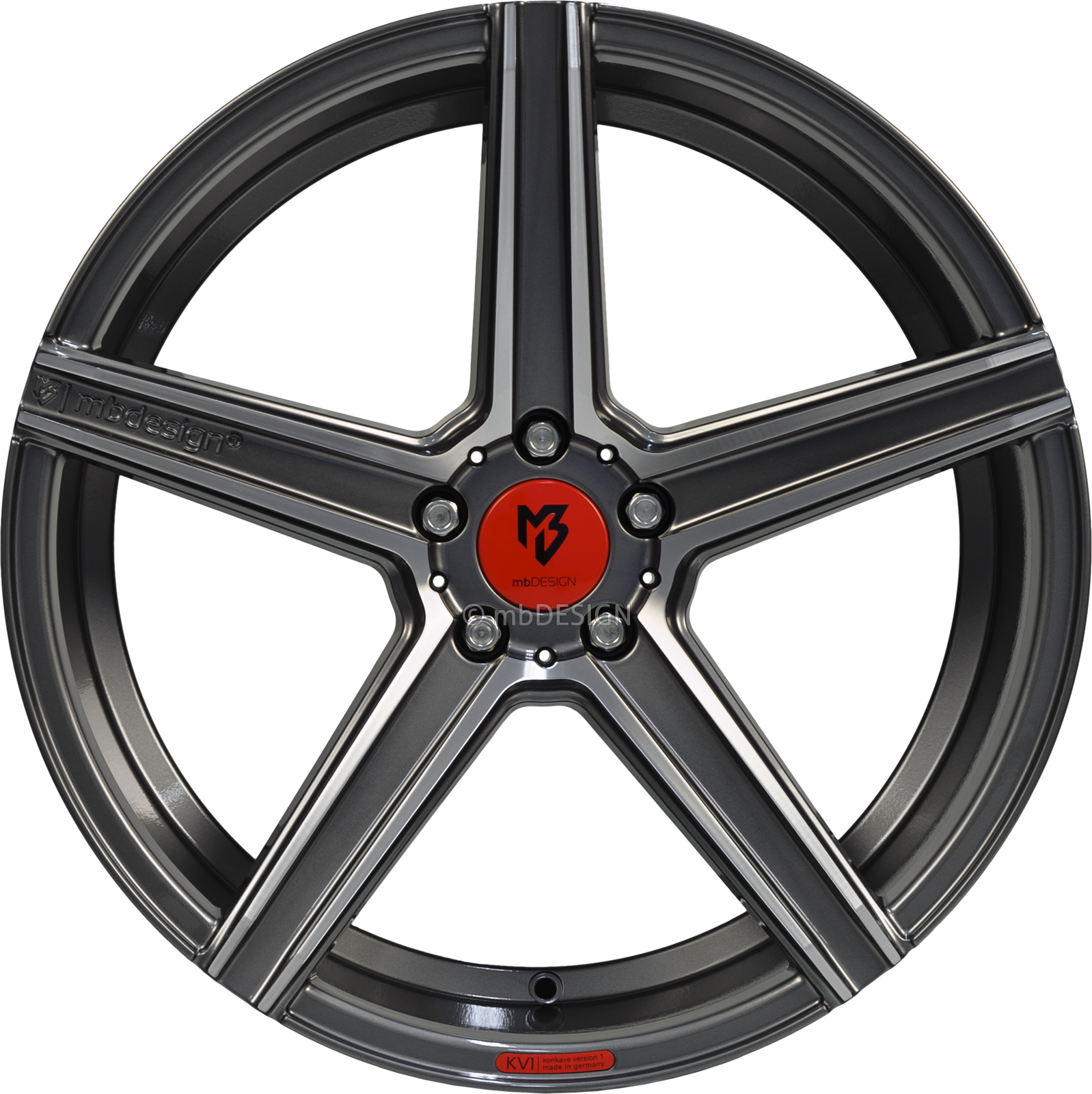 4X Mbdesign Aluminiumrad Gegossen KV1 Dc 9,0X20 Zoll (Stark Konkaves Design) Lk-image