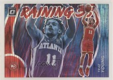 2020-21 Panini Donruss Optic Raining 3s Red Pulsar Prizm Trae Young #8 02ez
