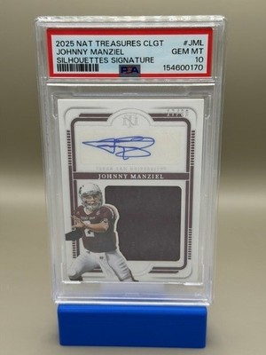 2025 Panini National Treasures Collegiate Johnny Manziel Patch Autograph 17/99