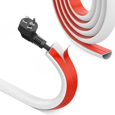 Wall Cord Hider 39 Inch - Self-Adhesive Wire Cover Raceway for Walls, Flexible P