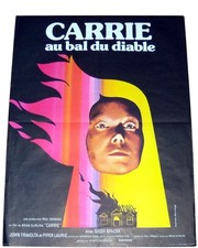 CARRiE Brian De Palma Sissy Spacek SMALL french POSTER