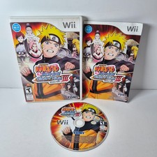 Naruto Shippuden Clash of Ninja Revolution 3 Nintendo Wii Complete Tested W/ Man