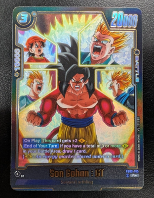 Son Gohan GT FB09-105 Goku Alternate Art Dual Evolution Dragon