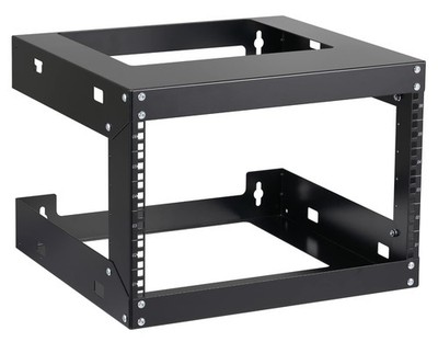 6U Wall Mount Rack Open Frame 19 Server Equipment 18 inches Depth Network Cabine