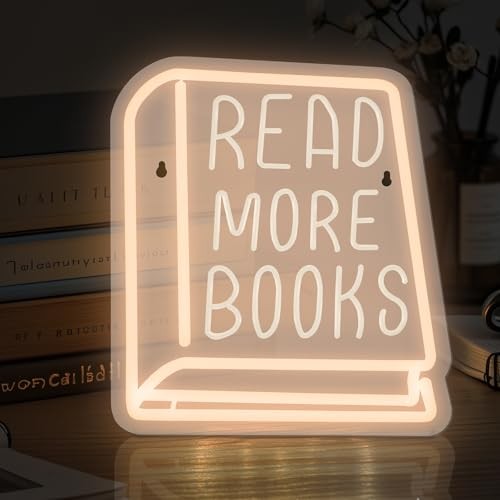 Used Books Led Sign Neon Sign White LED Sign for Library Decor, 11 Inches x 11 Read More ...