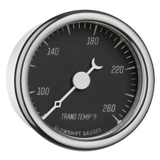 Glowshift Classic Black Transmission Temperature Vintage Gauge Kit W Sensor