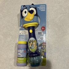 DISNEY BLUEY Light And Sound Musical Bubble Wand WITH Bubble Solution Sealed