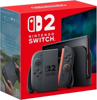 Nintendo Switch 2  schwarz + Mario Kart 8 Deluxe + Zelda Tears Kingdom