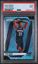 Yves Missi 2024-25 Panini Prizm Prizms Mojo #233 16/25 NO Pelicans! (RC) PSA 9