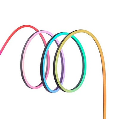 HAMPTON BAY Smart HubSpace 1000 Lumen 16 ft. Plug-in/12V Neon Flex LED RGB Rope