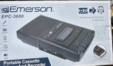 Emerson Portable Cassette Player Recorder convert old Cassette to digital file