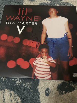 #ad Lil Wayne Tha Carter V Autographed LP Vinyl Record Album $495.00