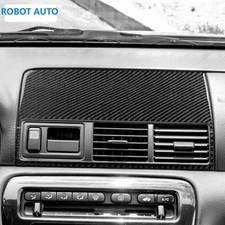 Real Carbon Fiber Center Console Air Vent Outlet Cover For Honda Prelude 1997-01