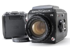 Rare Beautiful 2 Backs [TOP MINT+++] Zenza Bronica EC-TL II Zenzanon 100mm Lens