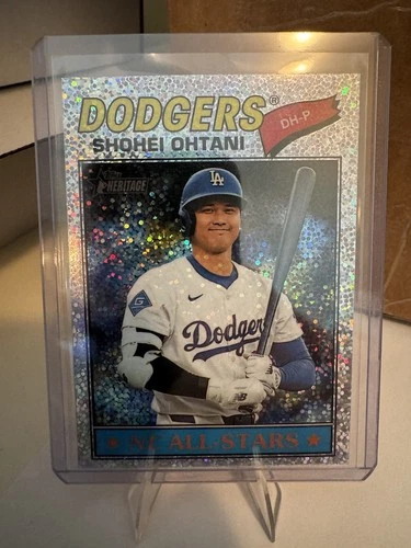 2026 Topps Heritage Silver Sparkle Shohei Ohtani #290 - Los Angeles Dodgers