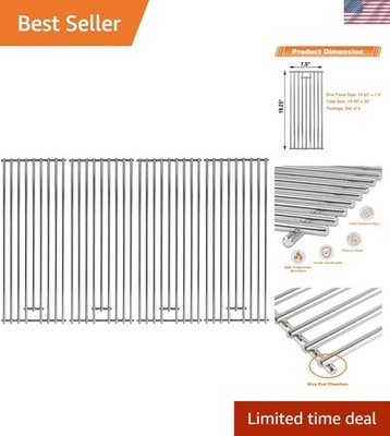 19 1/4'' Stainless Steel Cooking Grid Grates Replacement Parts for 16517 Bull ...